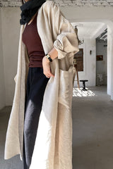 Natural Linen Robe