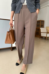 Crepe Banded Pants