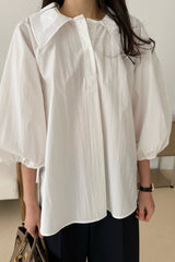Volume Collar Blouse