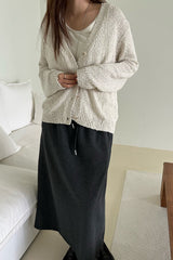 Slub Cardigan