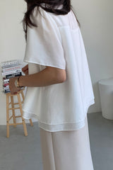 Studio Modal Tiered Blouse