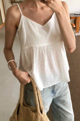Eyelet Punch Babydoll Cami