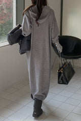 Soft Knit Hoodie Dress