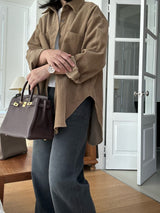 Boxy Pocket Corduroy Shirt