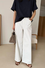 Stripe Cotton Pants