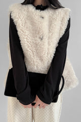 Soft Faux Fur Vest Jacket