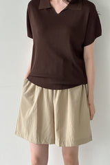 Peanut Pintuck Banding Short