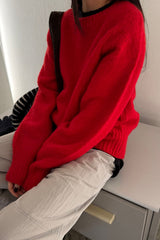 Winter Bloom Round Sweater