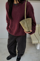 Premium Brushed V-neck Knit