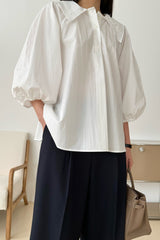 Volume Collar Blouse
