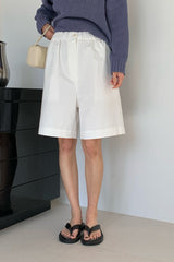 Bio-Washed Twill Bermuda