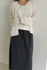 Slub Cardigan