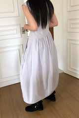Gathered Tie Front Maxi