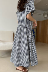 Easy Gingham Day Dress
