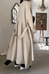 Natural Linen Robe