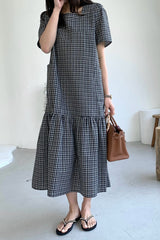 Check Square Dress
