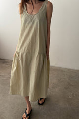 Drop Waist Midi Dress