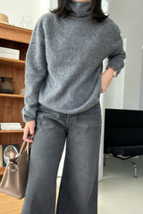 Whole Garment Turtleneck Sweater