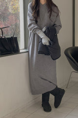 Soft Knit Hoodie Dress
