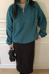 Fleece Half Zip-up