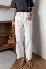 Side Stitch Barrel Jeans