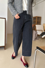 Straight Charcoal Denim