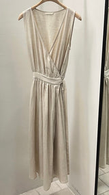 Linen Wrap Dress
