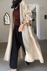 Natural Linen Robe