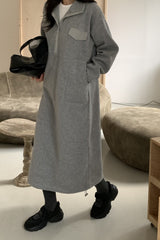 Winter Cozy Fleece Dress
