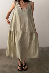 Drop Waist Midi Dress