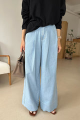 Double Denim Pants