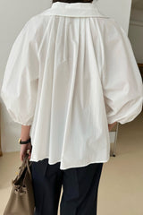 Volume Collar Blouse