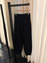 Raccoon Knit Pants, women's raccoon wool knit pants