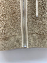 Boucle Hood Zip-Up Vest