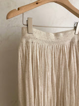 Summer Cardigan Pleat Set