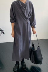 Modern Cowl Dress