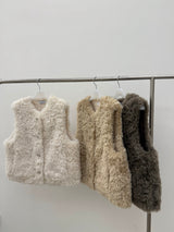 Soft Faux Fur Vest Jacket