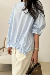 Double Ruffle Blouse