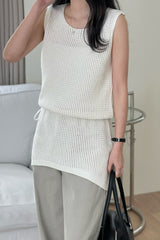 Side Tie Layering Knit Top