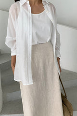 Sheer Stripe Shirt
