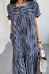 Check Square Dress