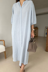 Linen Shirt Dress