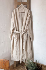 Natural Linen Robe
