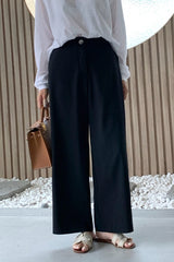 Straight-Leg Banding Trouser