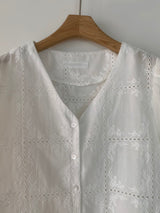 Broderie Anglaise Blouse