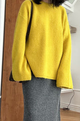 Flare Sleeve Wool Sweater