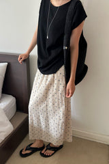 Ditsy Floral Midi Skirt