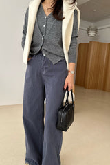 Double Button Cardigan