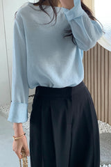 Airy Fit Blouse Tee