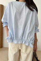 Double Ruffle Blouse